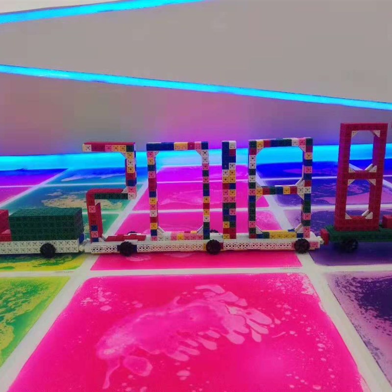 创意塑胶幼儿园防滑地板垫液体地垫卡通儿童地垫客厅卧室酒吧商用