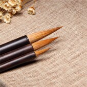 纯狼毫小楷毛笔 大中小号书法笔抄经书法唐楷行楷国画为支