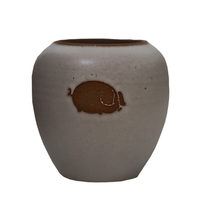 同和纸庄 生肖水盂书法用盛水水滴陶瓷创意小水罐 文房用品