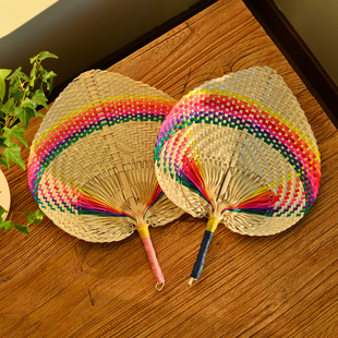 竹编扇子大蒲扇竹子编织团扇宝宝纳凉竹扇夏季扇手摇扇芭蕉扇