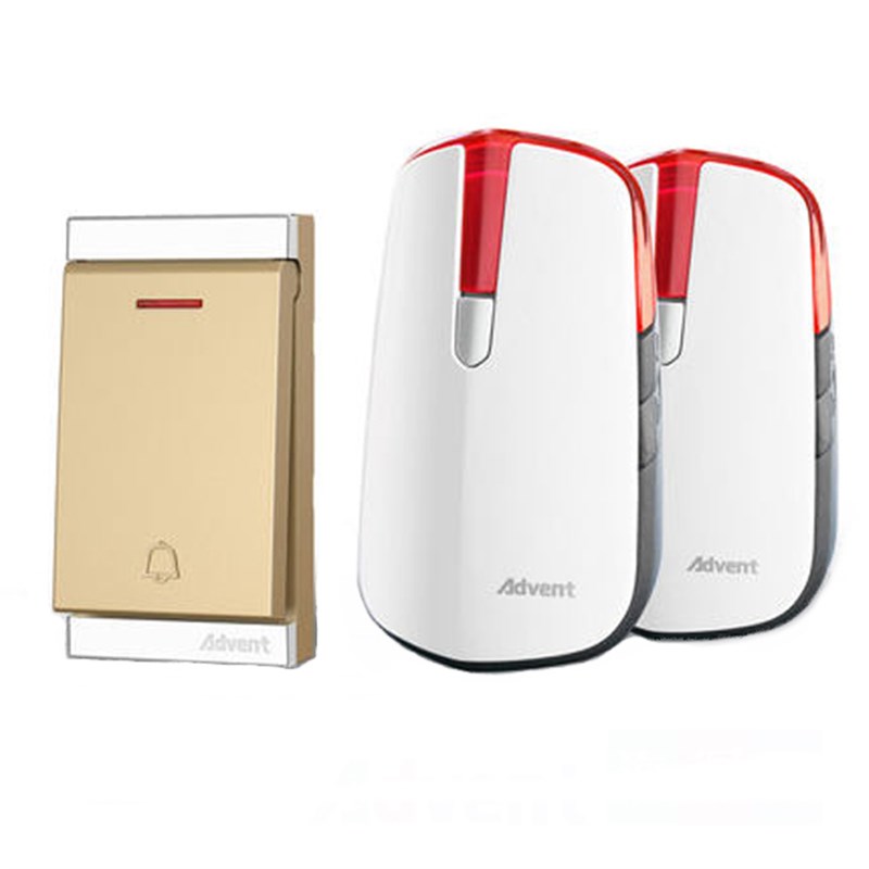 无线家用门铃  防水自发电远距离遥控电子门铃 门提醒器 呼叫器