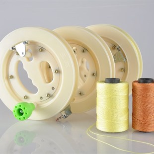 风筝线盘配件大全防倒转耐摔手握轮塑料线轮盘带线加粗耐磨摇