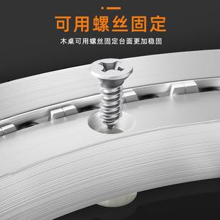 璃转盘底座配件餐桌转轴转心酒店旋转盘桌子圆桌面圆台面承重玻