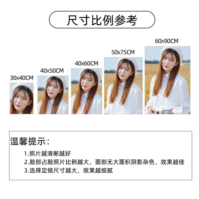 油画物照片填色油彩手绘减压画丙烯油彩画饰挂画