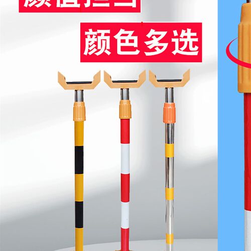 支撑架支撑架小区栏杆栅栏支架门禁伸缩立柱