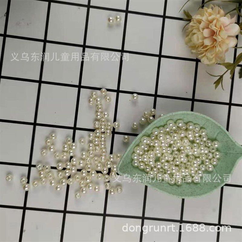珠子配饰仿真小珍珠带 奶油胶饰迷糊娃娃手工材料