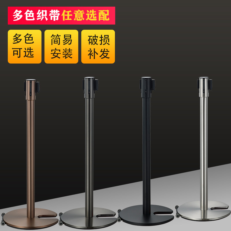 特加厚型栏杆座队围栏形叠加一线铸铁底座伸缩隔离带