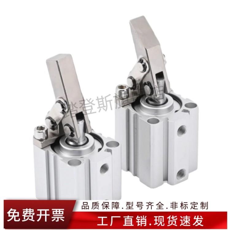 原装气缸CRE-25 32 40 50 63夹具下压紧汽缸摇臂小型气动