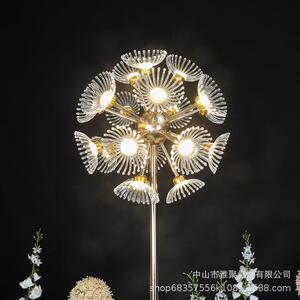 婚庆道具铁艺可升降20头蒲公英路引婚礼堂舞台T台摆件蒲公英装饰
