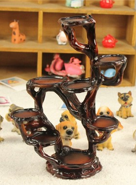 名犬展示架台架 zkk杂货摆架树脂工艺家居桌面装饰品