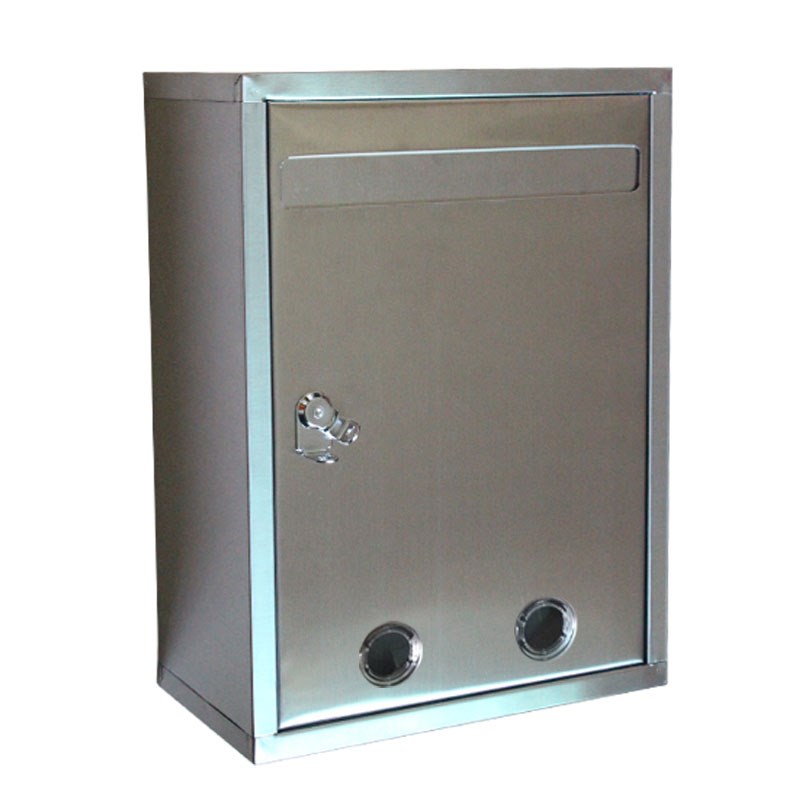 不锈钢信报箱带锁挂墙意见箱室外信件箱投票箱签到箱投标箱巡逻箱