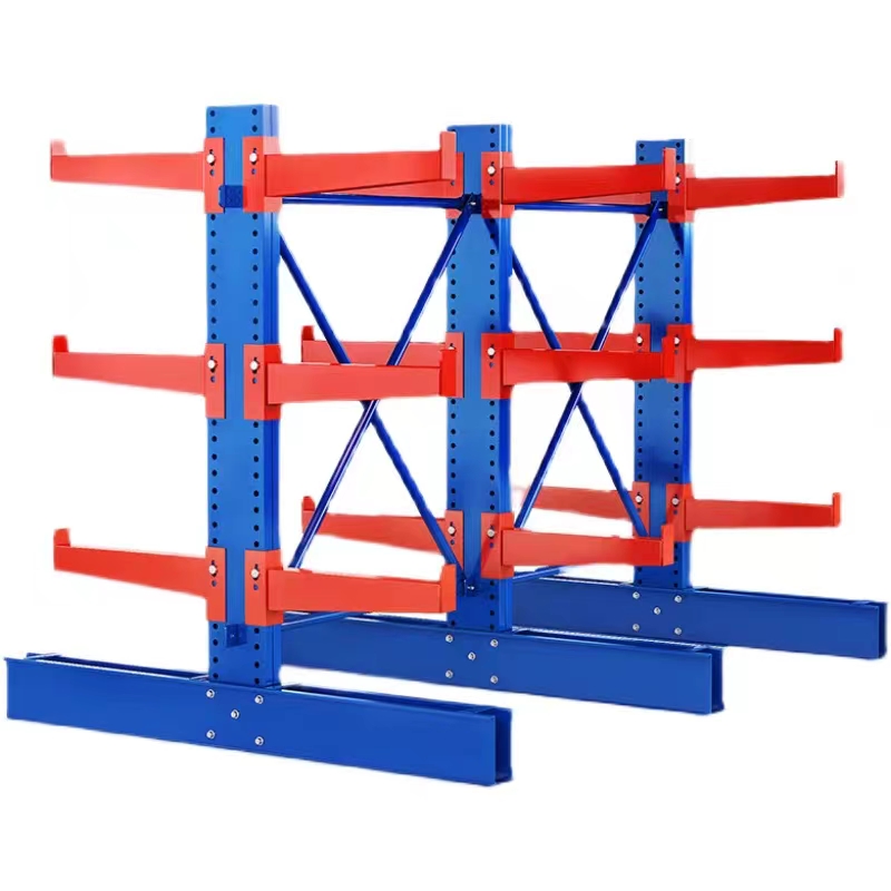 悬臂货架重型仓储仓库厂房货架木材五金钢管管材工厂面托臂货架