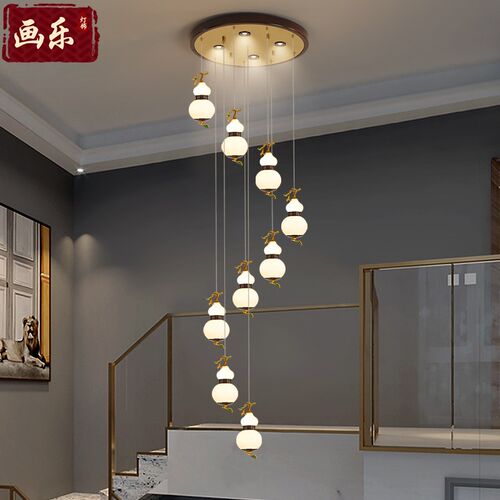 新灯实木葫芦古典中具
