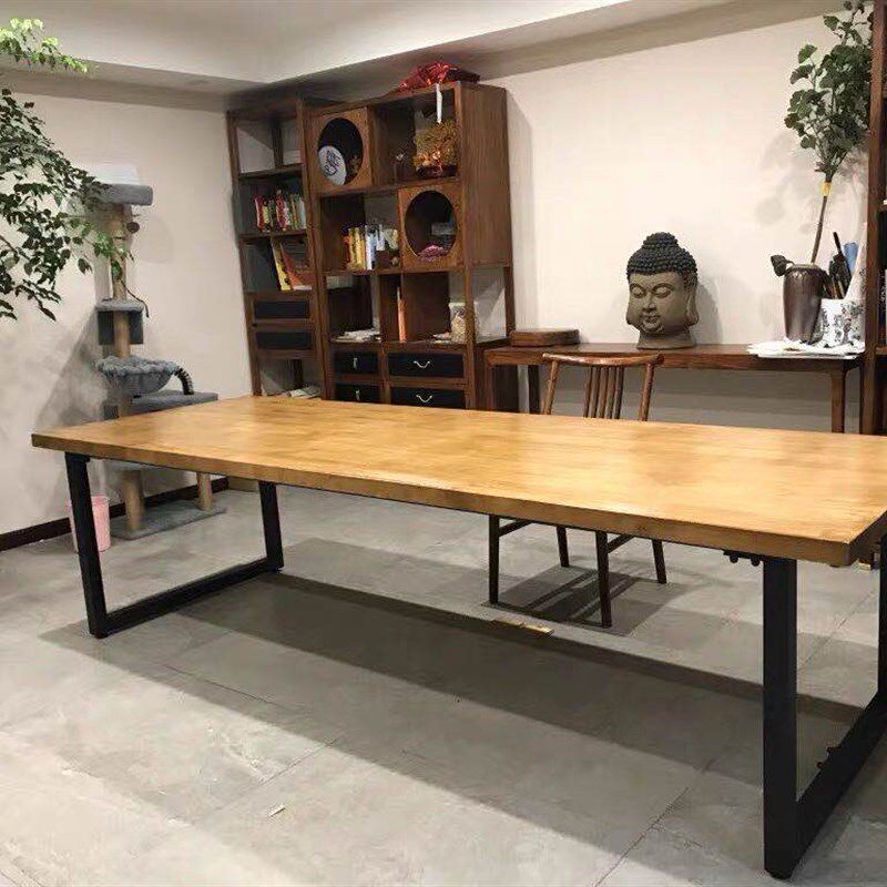 实木板老榆木板实木整张长方形桌子洗手台板茶台飘窗吧台