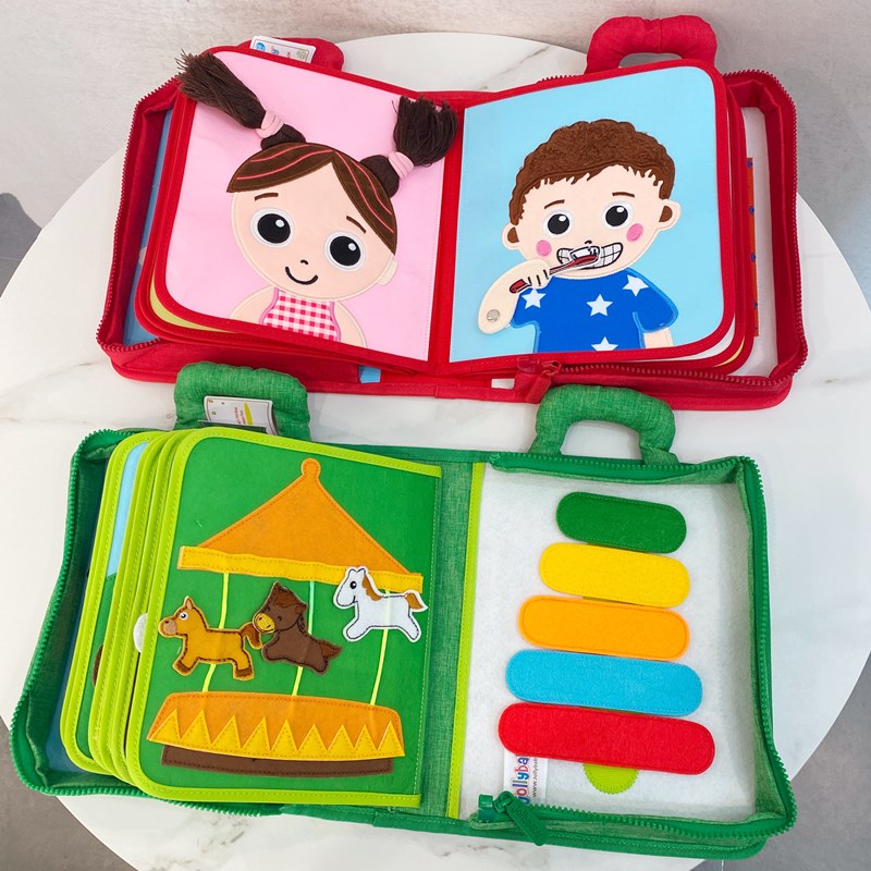 宝宝的第一本布书宝宝动手能力训练早教 0-岁启蒙撕不烂布书