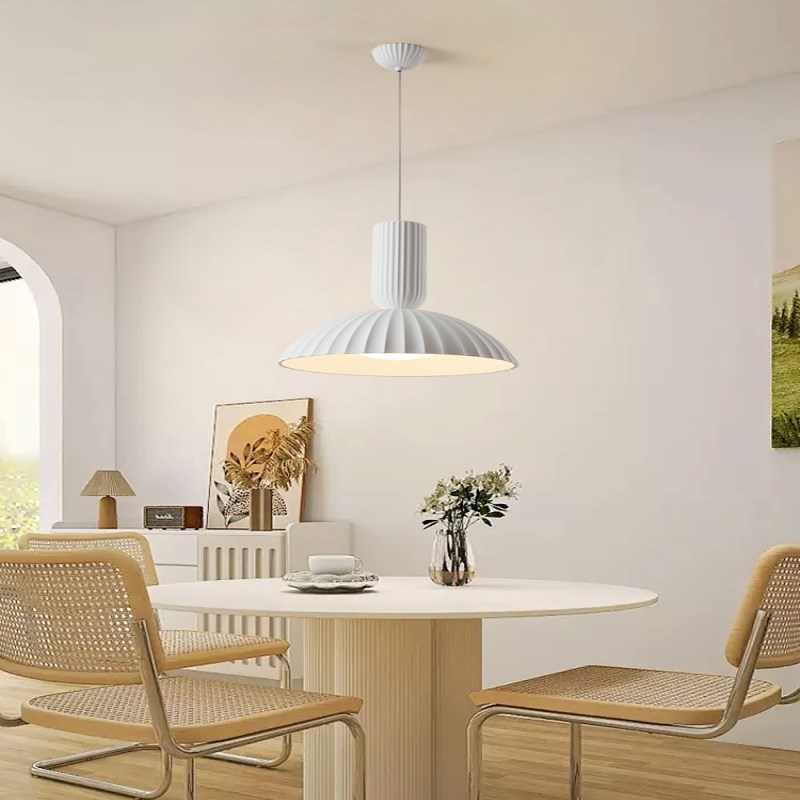 法式奶油风石膏吊灯餐厅吧台现代简约卧室书房创意艺术餐桌饭厅灯