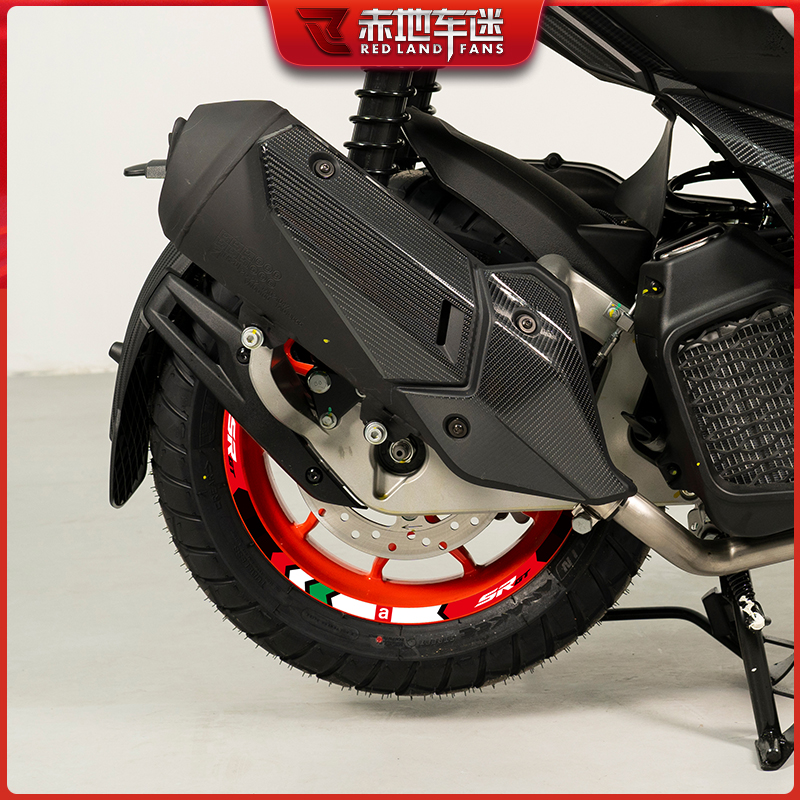 适用阿普利亚SRGT200轮毂贴轮圈贴反光贴钢圈纸拉花装饰车贴改装