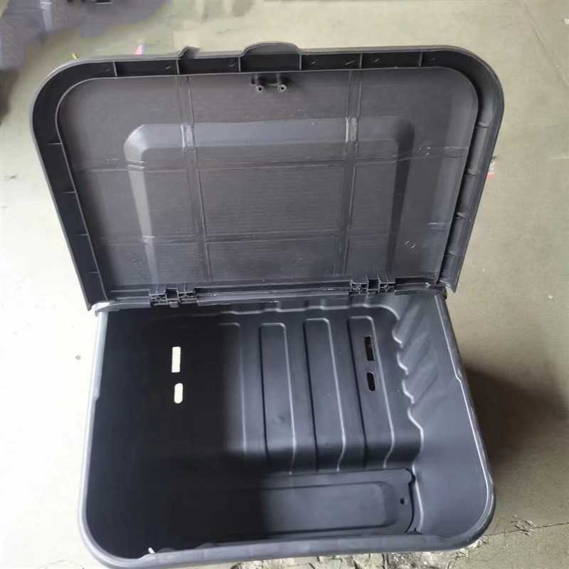 老年三轮车杂物箱休闲三轮车塑料後车筐三轮车後塑料筐