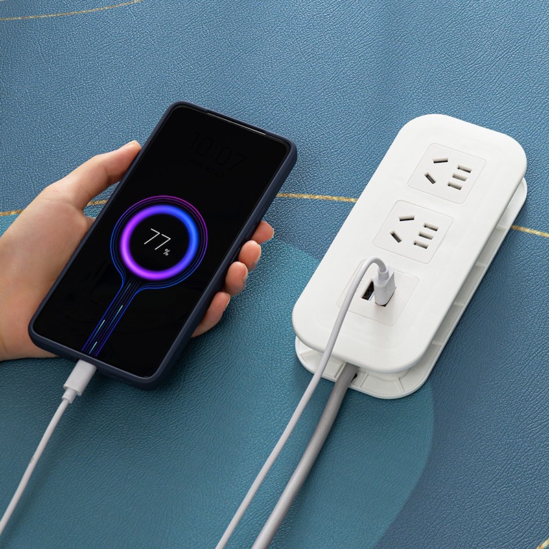 可爱迷你便携插板ub小插座排少女粉多功能学生宿舍可收线接线板