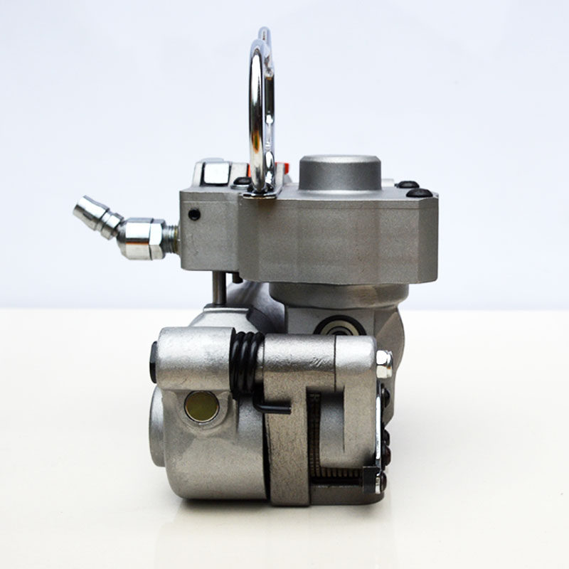 配置9气动打包机免扣热熔塑钢带塑料全自动E打包机