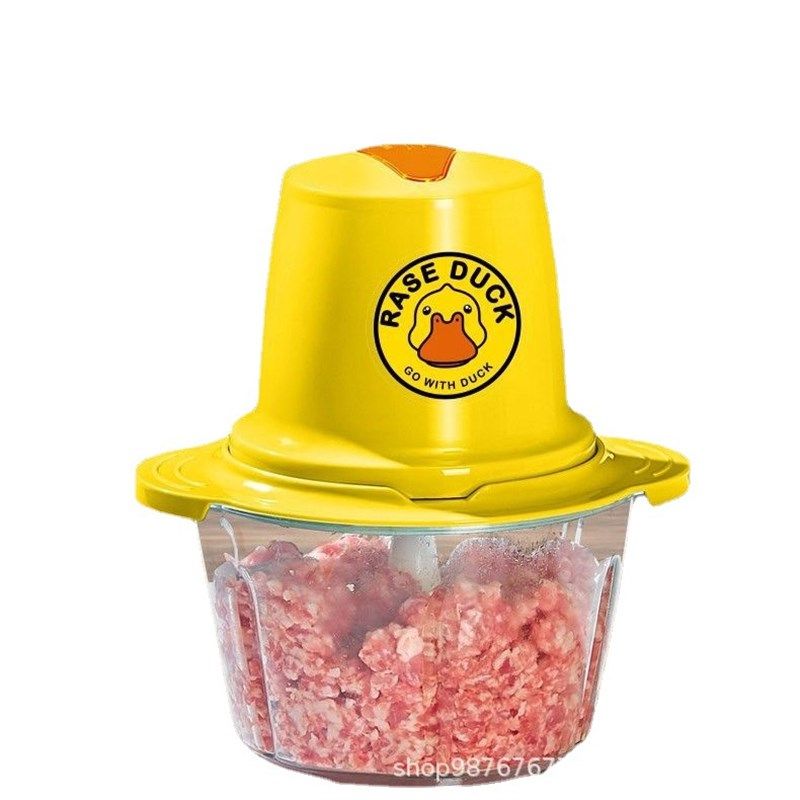 小黄鸭电动绞肉机家用破壁机搅馅料理机多功能辅食小型自制打肉机