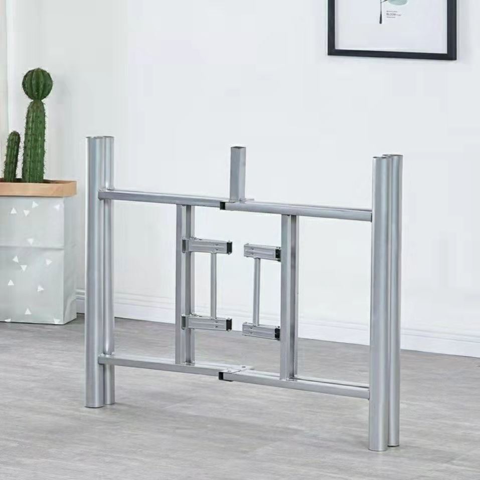 餐桌脚加厚大圆桌架可折叠铁艺桌腿支架实用桌面桌腿实用桌脚架子