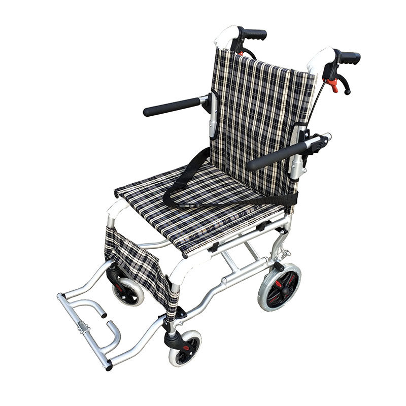 铝合金旅游手推车老年超轻老小型儿童旅行上飞轮椅车