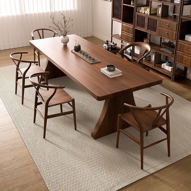 高档南美胡桃木茶桌实木新茶台家用客厅大板泡茶桌椅,住宅家具,家用茶台/茶桌,淘宝优惠券,粉丝福利购,淘宝优惠卷