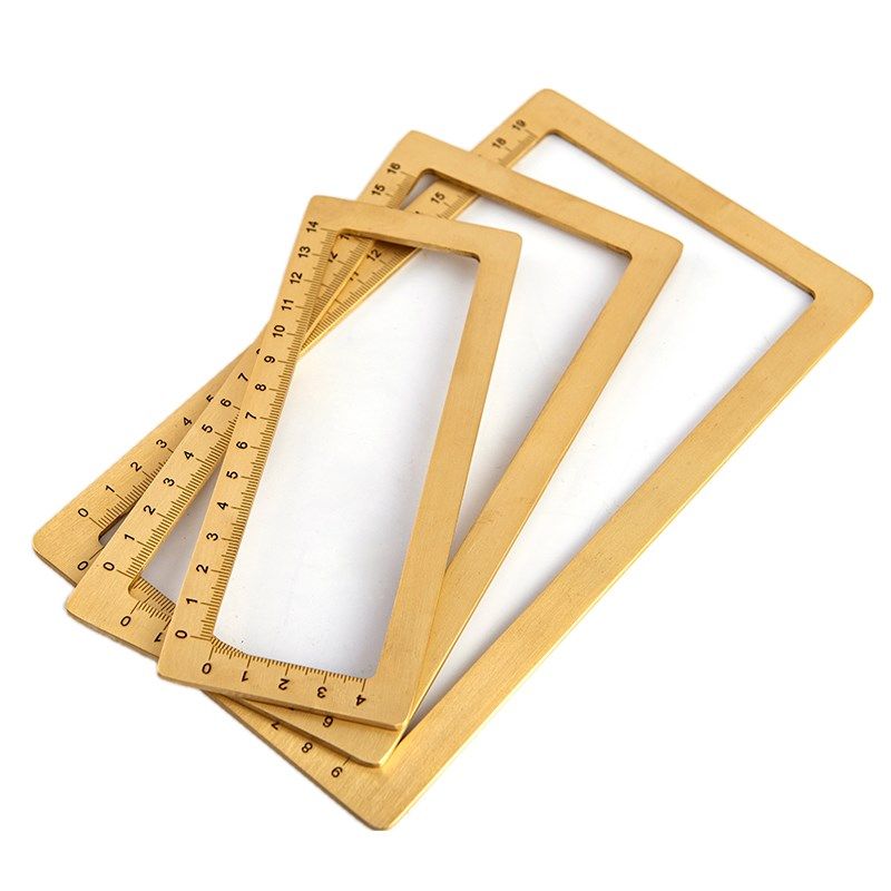 隆卓黄铜镇尺镇纸书法小楷刻度纸镇打格压镇黄铜框毛笔字工具仿圈,文具电教/文化用品/商务用品,镇纸,淘宝优惠券,粉丝福利购,淘宝优惠卷