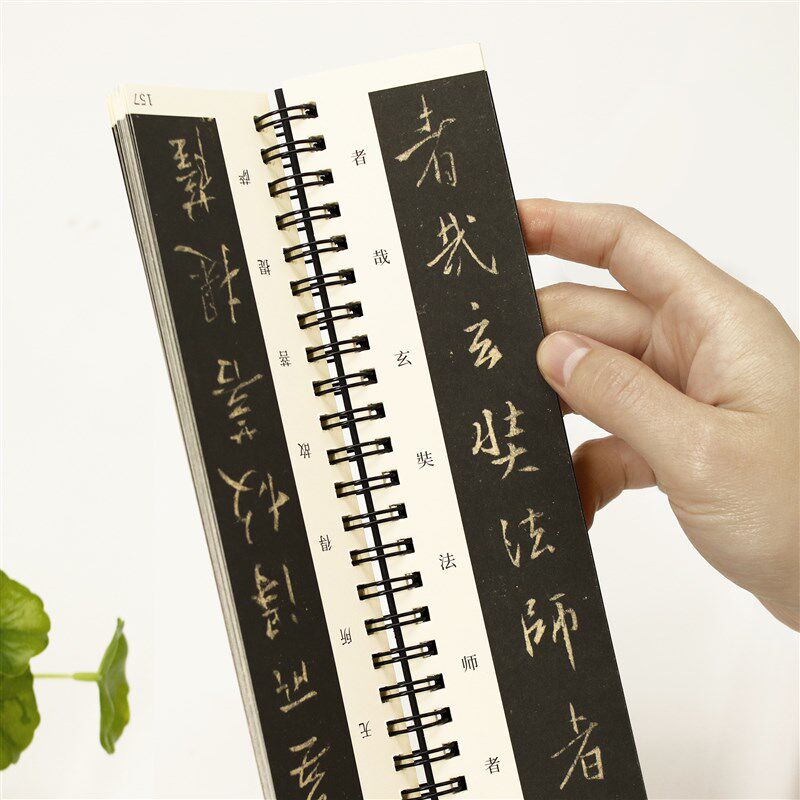 一练字圣教序近距离字卡行书毛笔描红毛笔书法初学者入门装