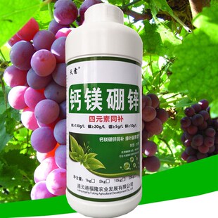 糖醇钙硼锌螯合叶面肥水溶肥冲施肥钙肥硼肥锌肥蔬菜果树