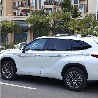 年L款9款汉兰达车身彩条原厂纸画拉第四代