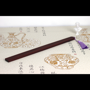 实木戒尺红木黑檀戒尺家用戒尺教师戒尺家教教鞭教棍学习文具