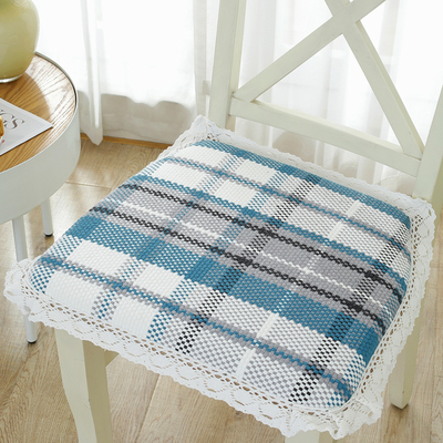 四季通用棉麻椅子垫加厚马蹄形餐椅垫拆洗办公室久坐屁股坐垫子