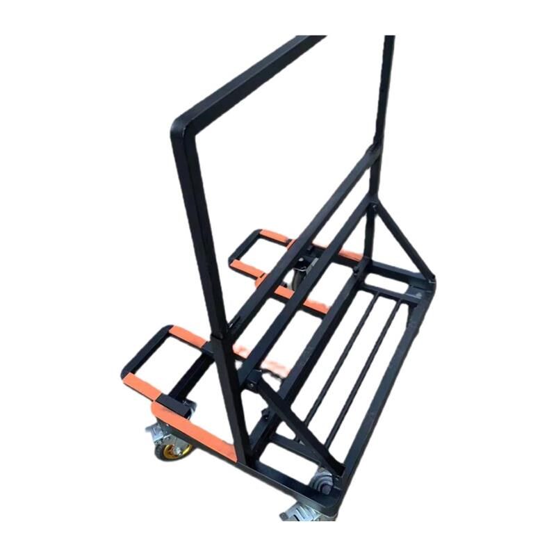 新型折叠伸缩门窗推车搬运夹板石材玻璃重型四轮手推车便携式