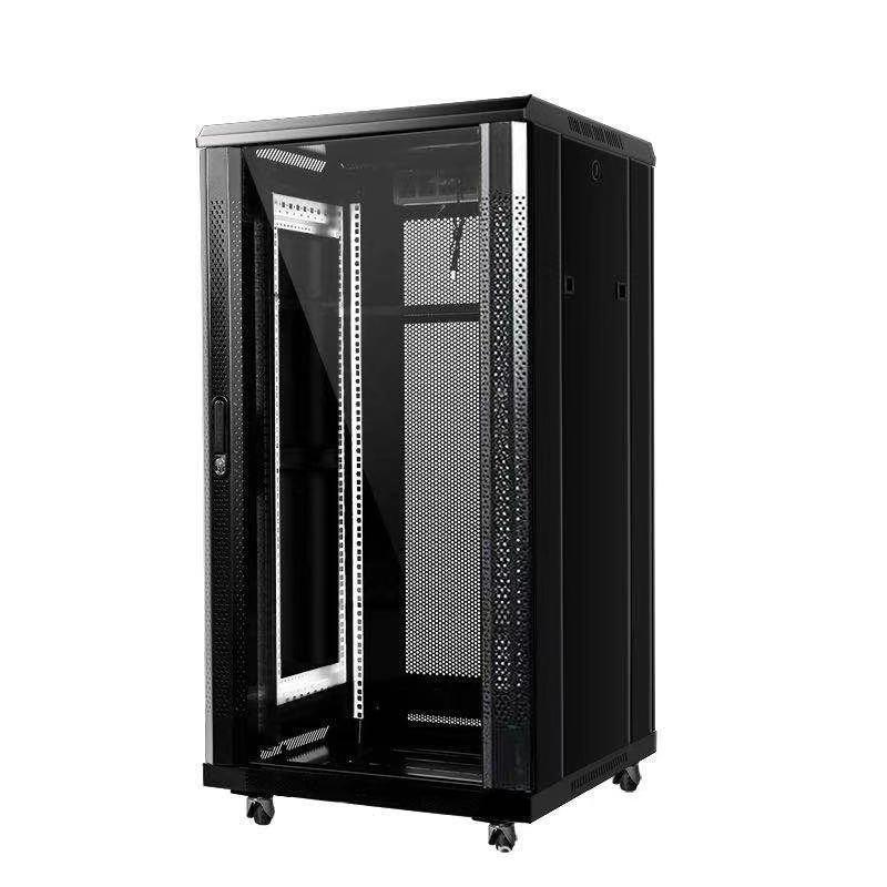 安防用网络机柜 22U标准1.2米冷轧钢板网络小机柜
