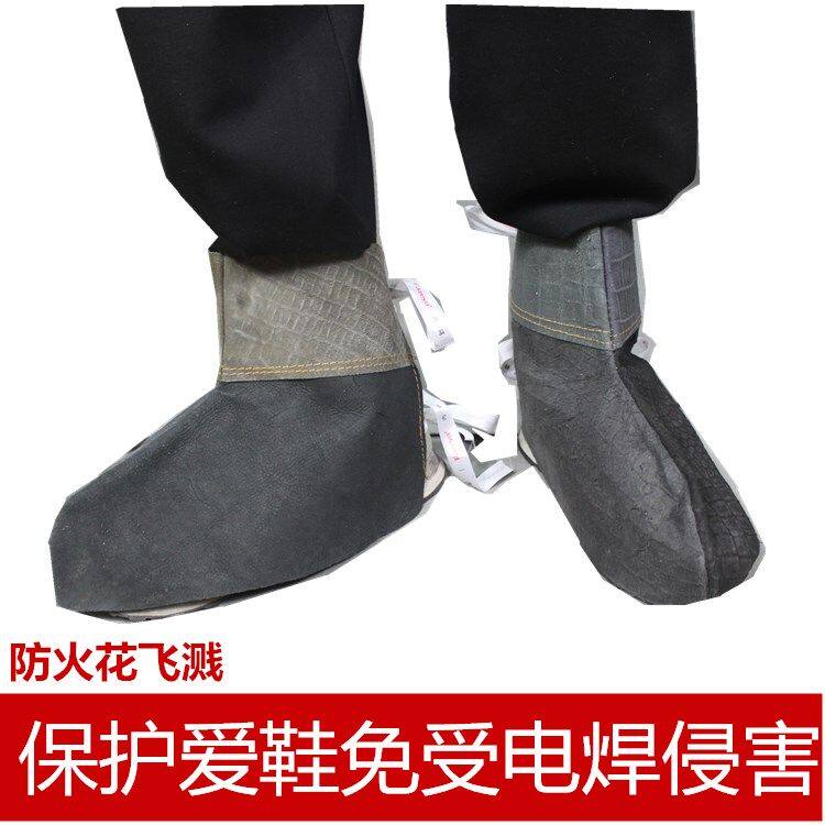 牛皮防护套脚防烫电焊工