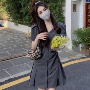 大码法式高级感连衣裙女