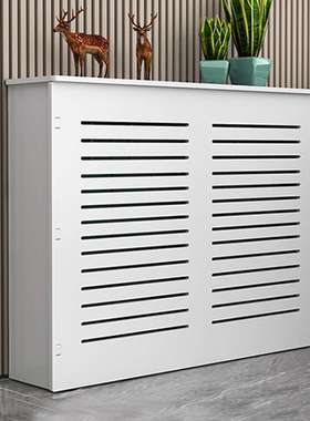 木质暖气片罩白色可拆分暖气可移动壁炉架卫生间置地式阀门遮挡柜