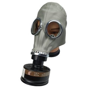 橡胶鬼脸防毒面具罩喷漆甲醛氨气硫化氢防护面罩具