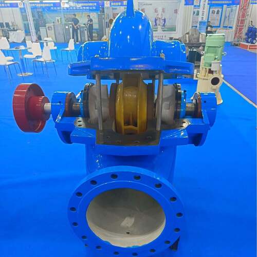 大流量双吸离心泵80v抽水泵工业高扬程中开泵14Sh-20A45KW250s65