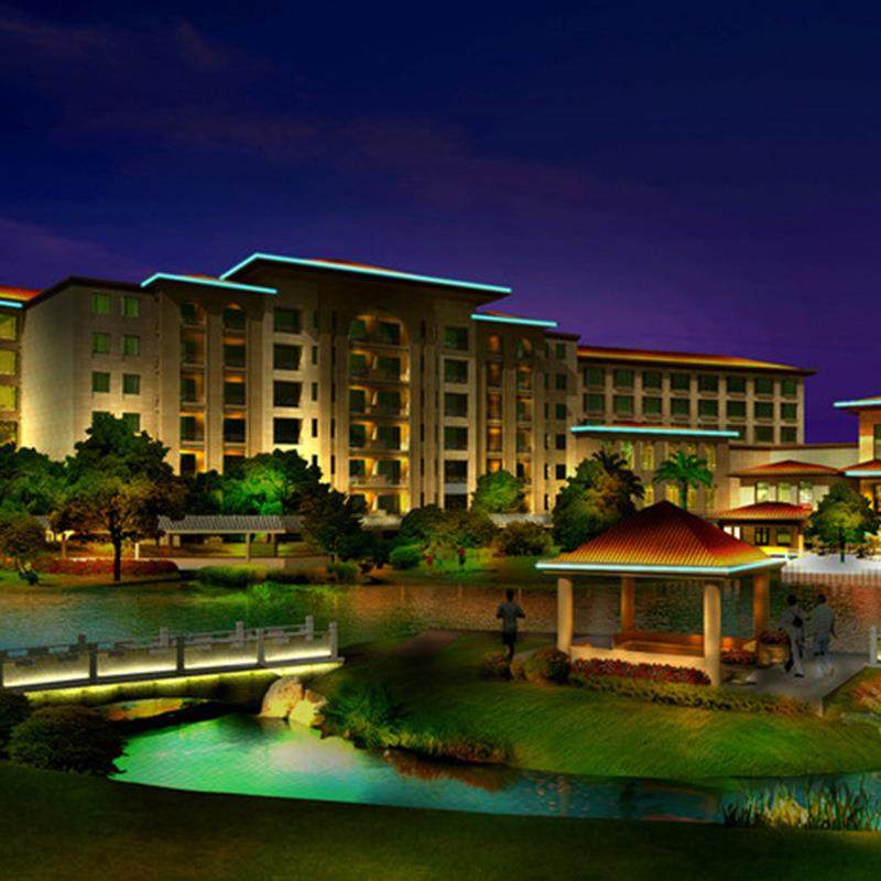 工厂亮化工程楼宇广告牌环境灯光招牌广告发光字亮化发光字厂家