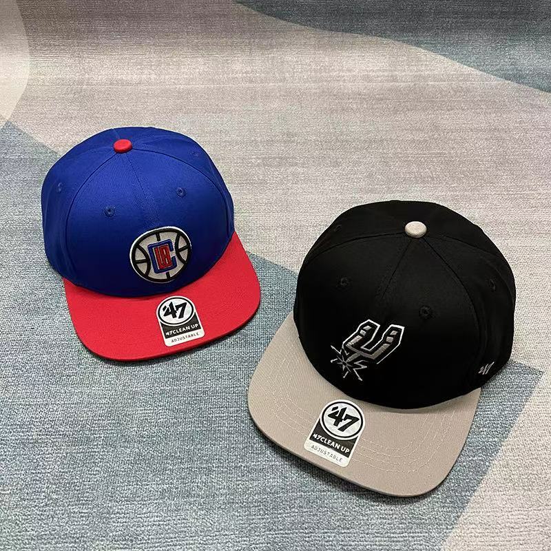 篮球马刺队帽子步行者快船棒球帽