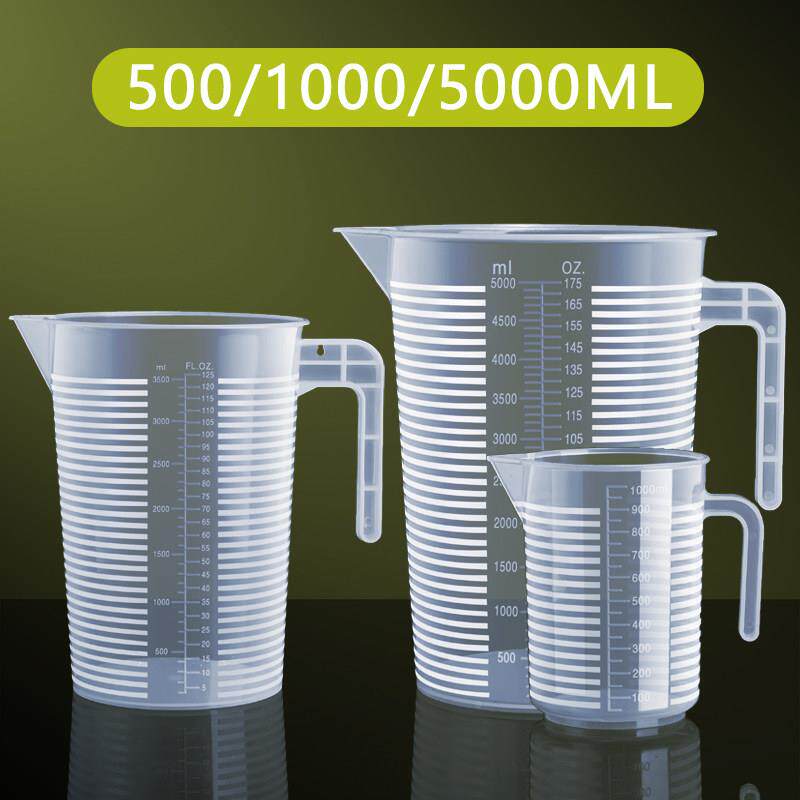 商用大容量塑料筒奶店专用带刻量度量杯加厚茶耐G0410-24高温桶计