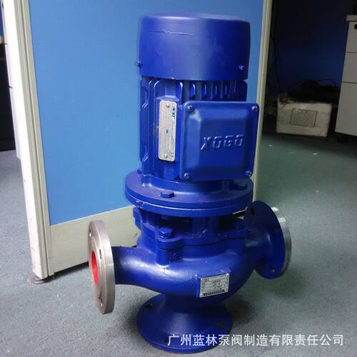 立式管道排污泵100GW80-20无堵塞排污管道泵
