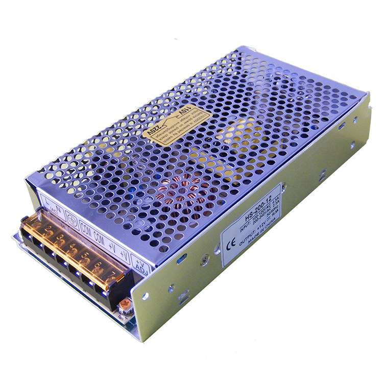 LED灯箱电源12V200W开关电源12V16.5A铁壳工控开关电源