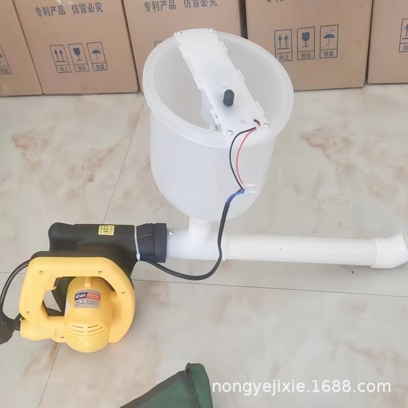 小型锂电大棚喷粉器 撒农用石灰粉机干粉抛洒器 养殖场消毒抛粉机