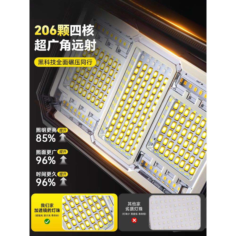 太阳能露营灯超长续航户外灯遥控便捷照明灯led充电灯超亮野营灯