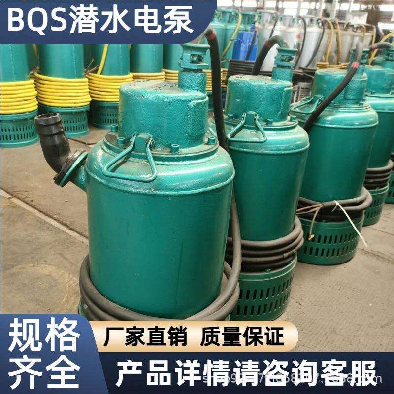 煤安证防爆潜水泵矿用隔爆排污排沙潜水泵矿用电泵BQS30-130/2-30
