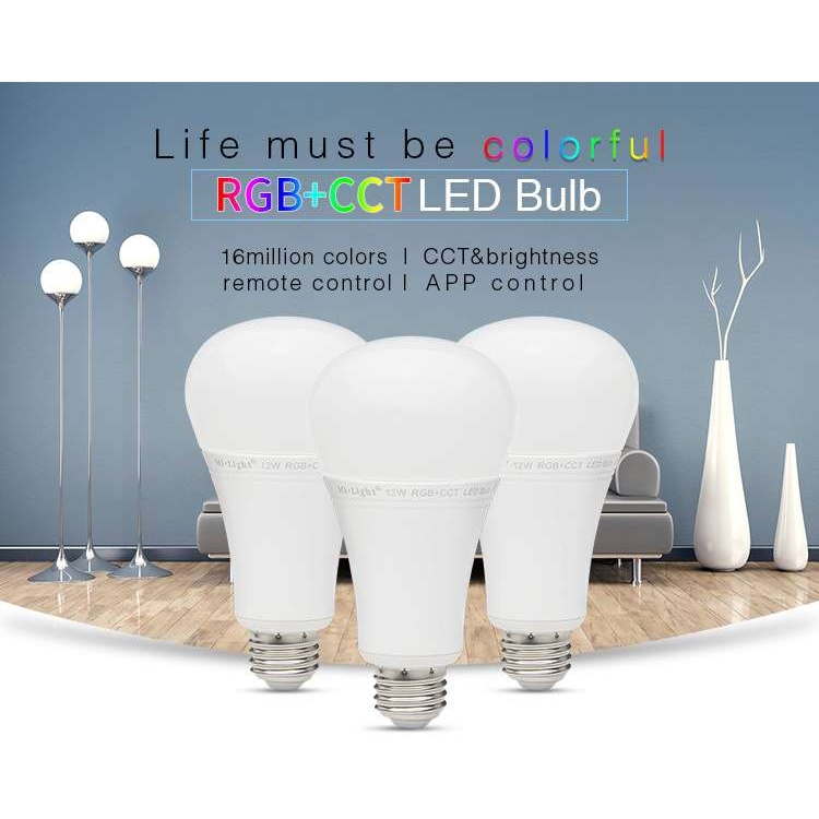 MILIGHT12W RGB+CCT LED Bulb FUT107 灯泡 智能家居不含遥控
